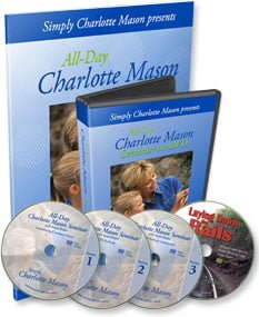 All-Day Charlotte Mason Seminar DVDs and book