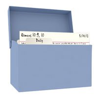 Scripture Memory System box and cards