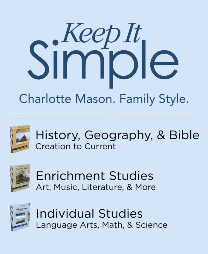 Keep It Simple Charlotte Mason family style lesson plans