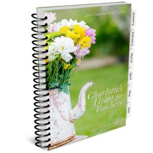 Charlottes Heart for Teachers calendar journal