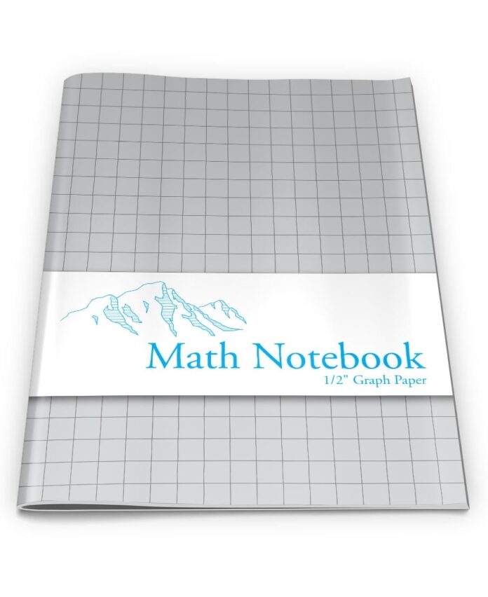 Math Notebook .5 inch grid