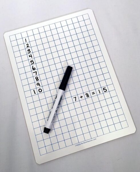 dry erase graph board