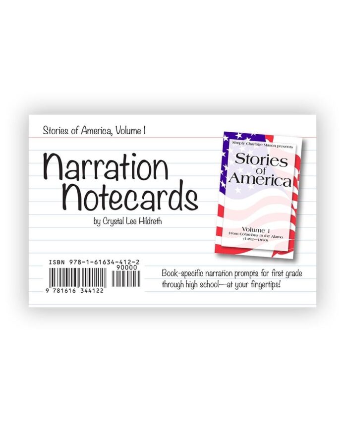 Narration Notecards Stories of America 1