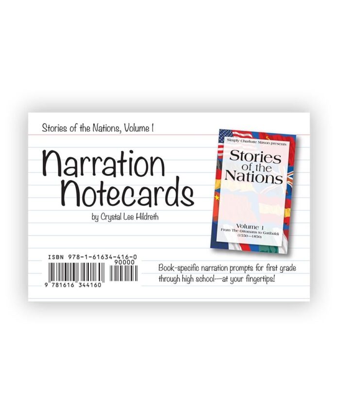 Narration Notecards Stories of the Nations, Volume 1