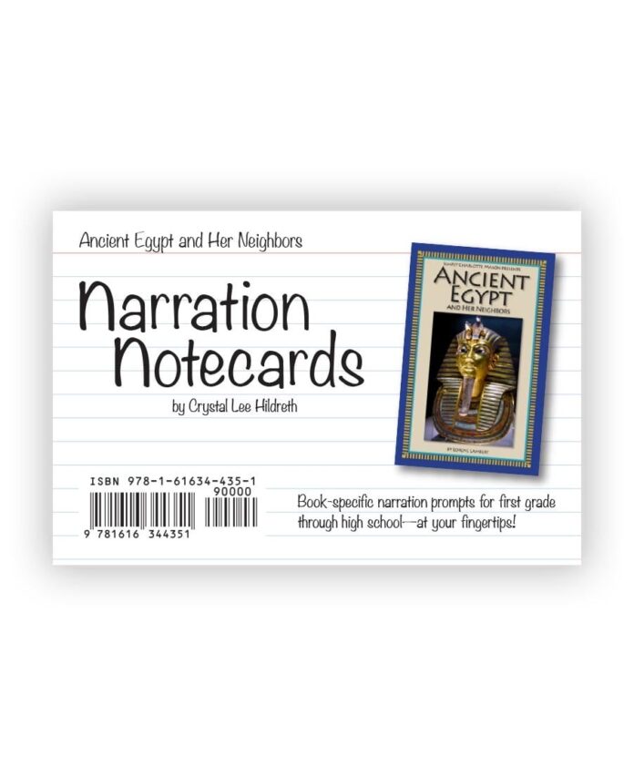 Narration Notecards for Ancient Egypt and Her Neighbors