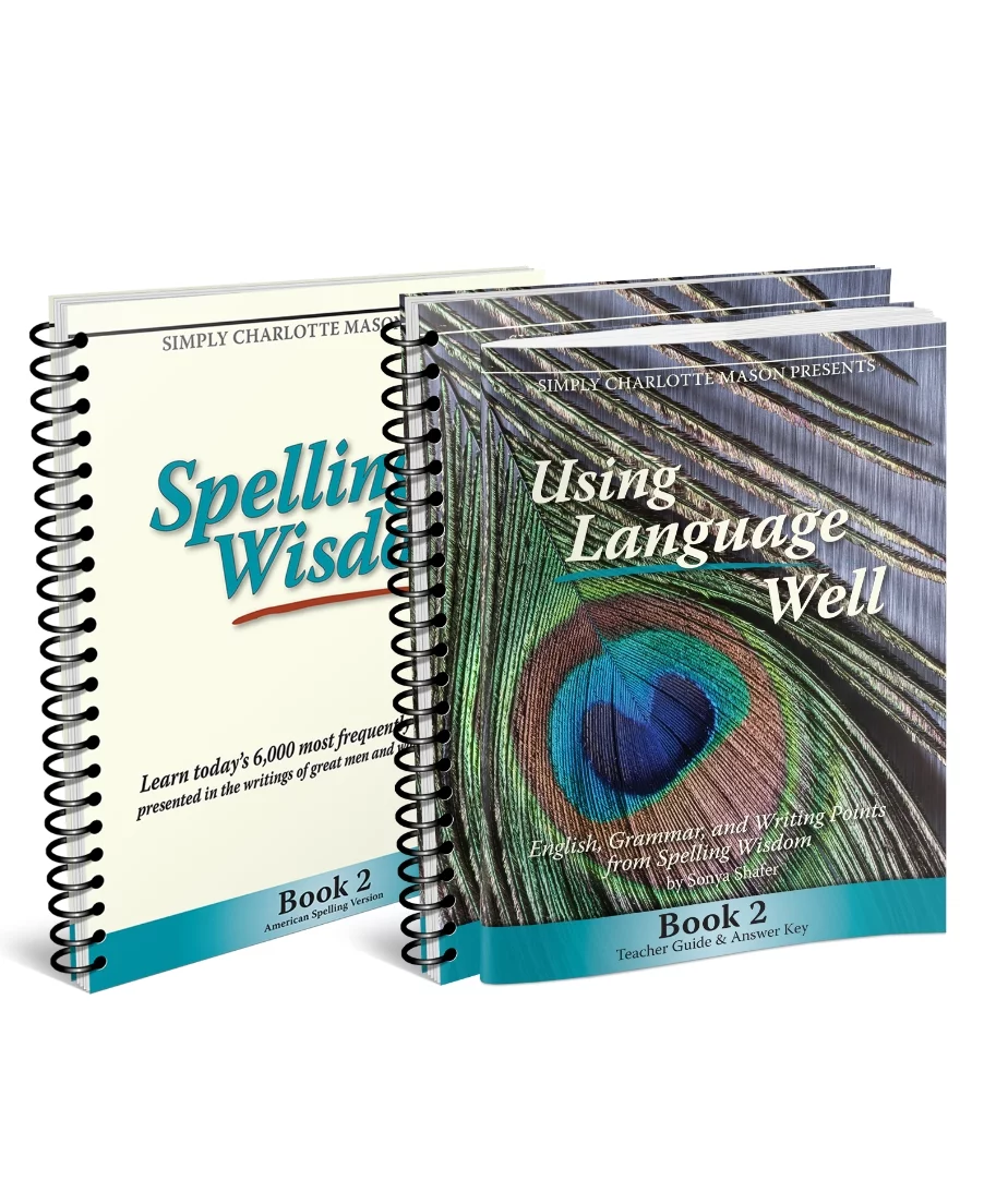 Spelling Wisdom and Using Language Well, Book 2 Bundle