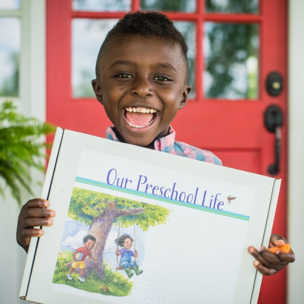 Excited to Receive Preschool Subscription Box