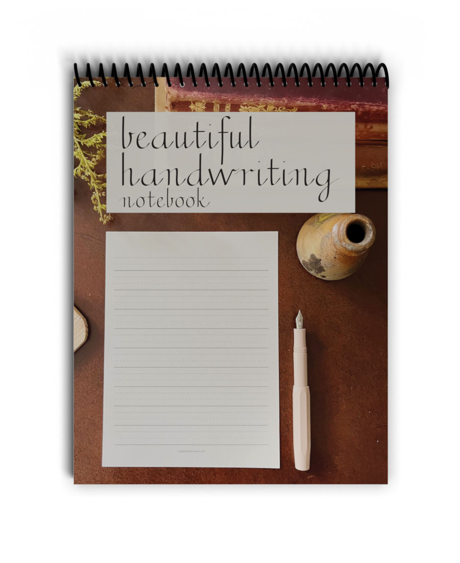 Beautiful Handwriting Notebook