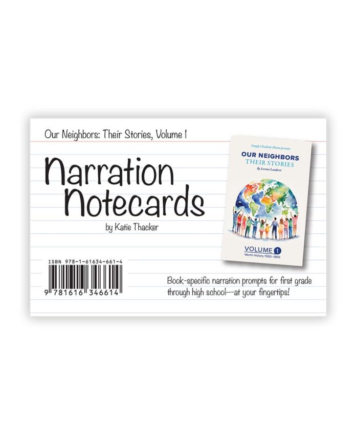 Narration Notecards for Our Neighbors: Their Stories, Volume 1